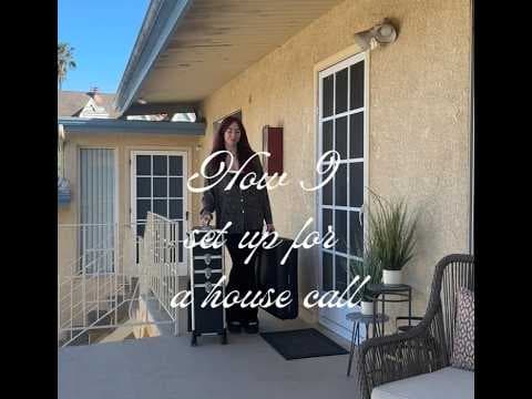 How I set up for a house call